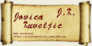 Jovica Kuveljić vizit kartica